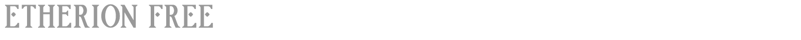 Etherion font preview